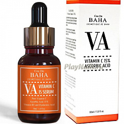 Сыворотка Cos De Baha Vitamin C 15% Ascorbic Acid, осветляющая, с витамином C
