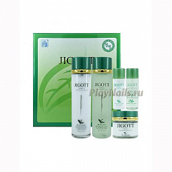 Набор Jigott Well-Being Green Tea Skin Care 3Set, с экстрактом зеленого чая